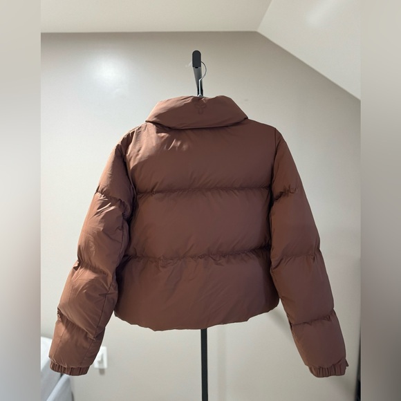 Aritzia TNA Mega Puff Rich Mocha Brown Jacket - Picture 3 of 5
